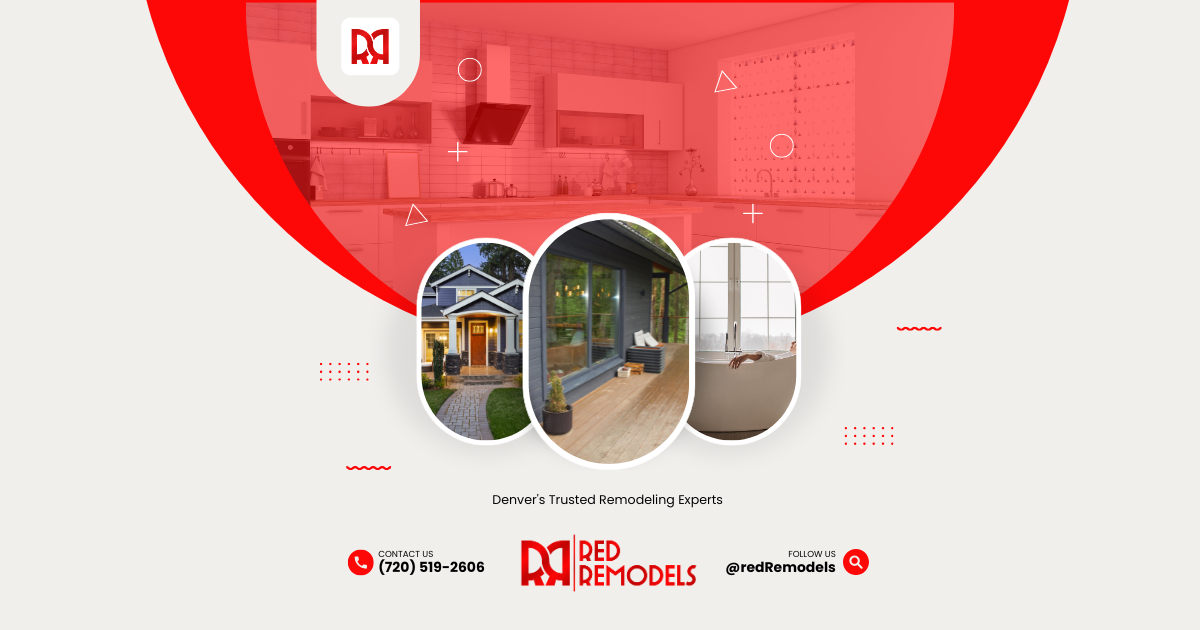 Beautiful kitchen remodel completed by Red Remodels in Denver